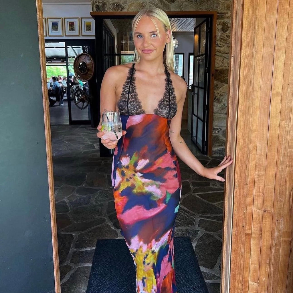 Rat and boa Paola dress