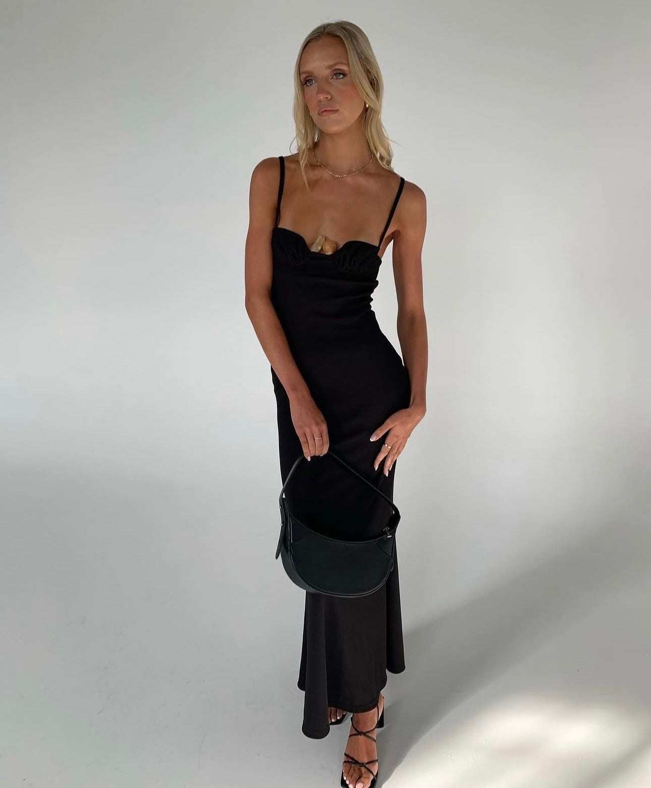 Christopher Esber quartz ribbed bra dress