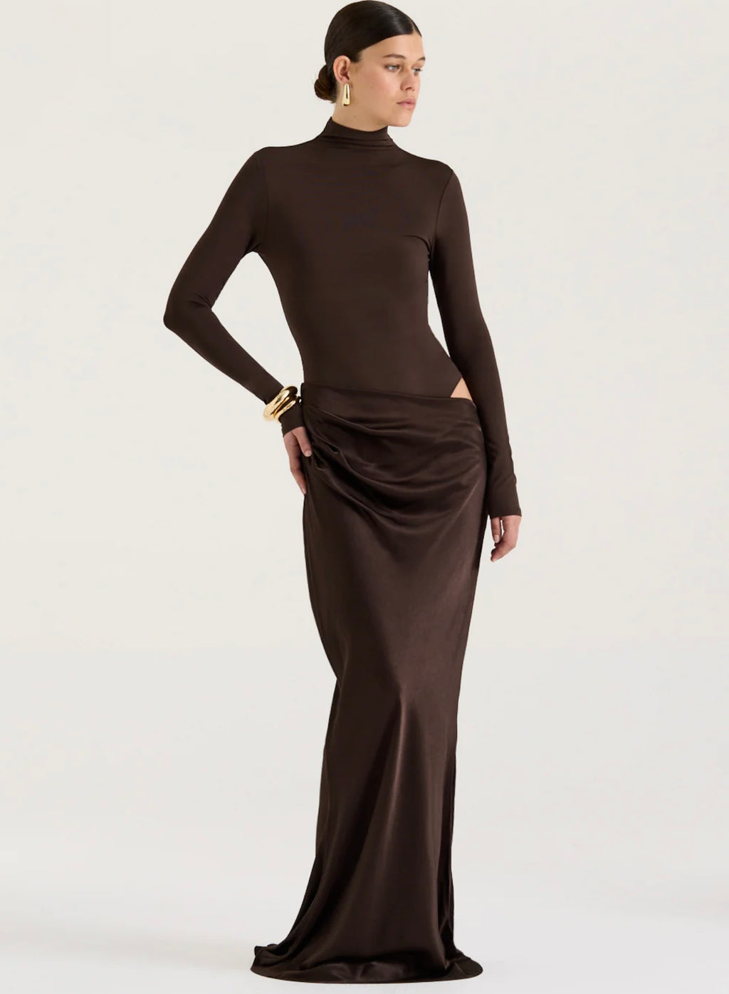 Henne Soraia long sleeve maxi dress