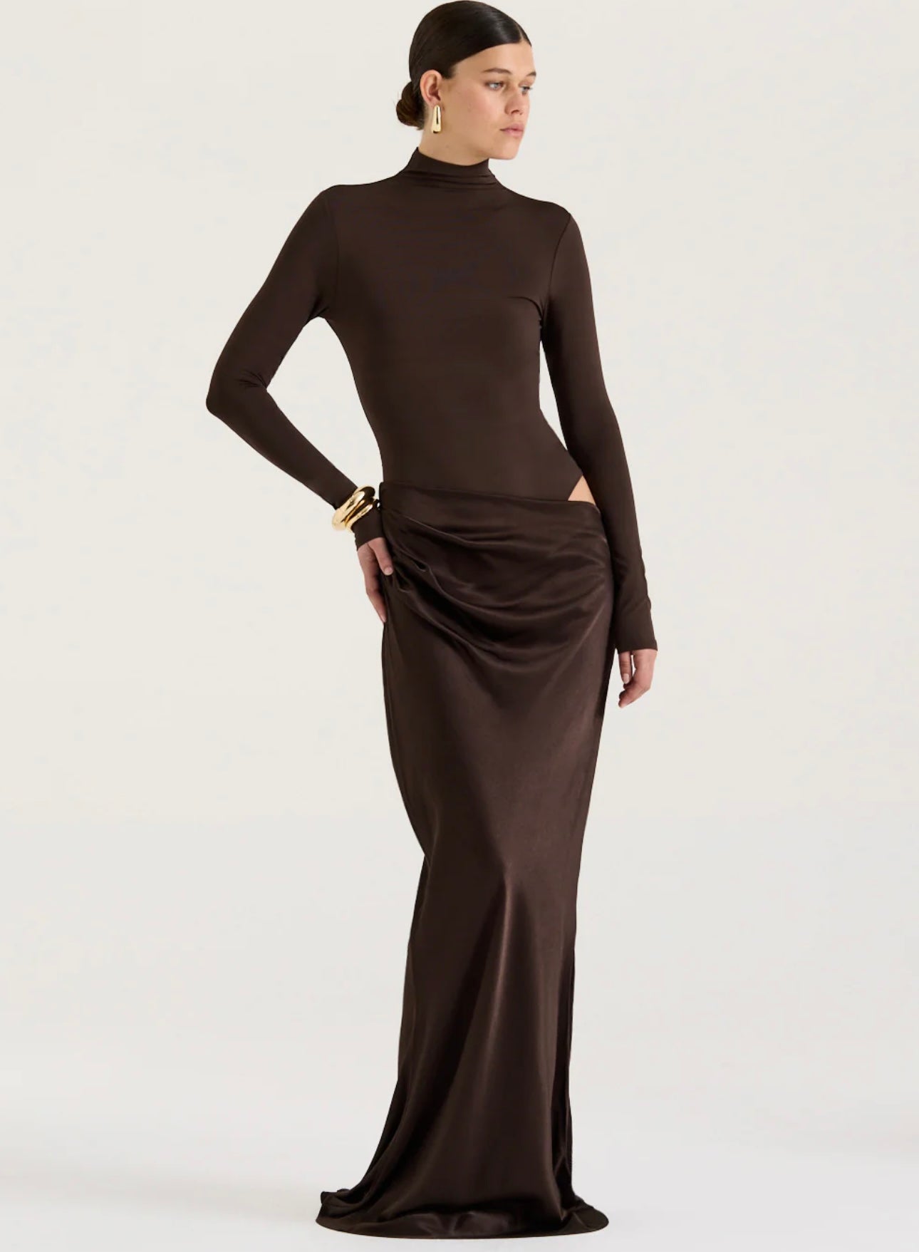Henne Soraia long sleeve maxi dress