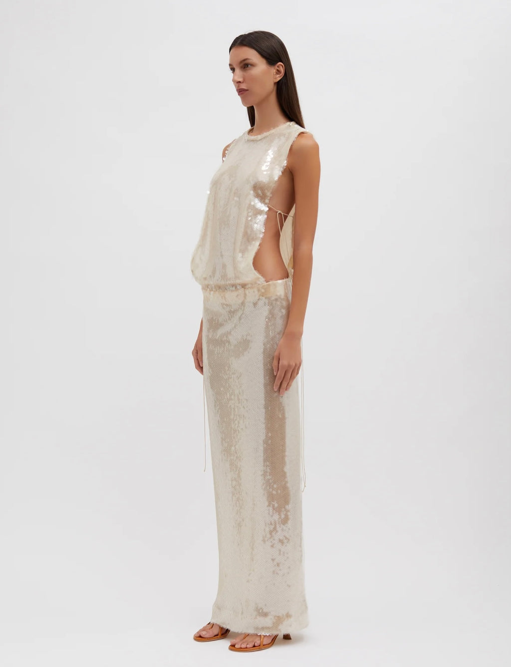 Christopher Esber lucent sequin separation gown
