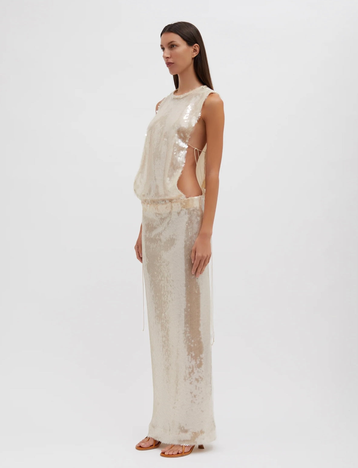 Christopher Esber lucent sequin separation gown