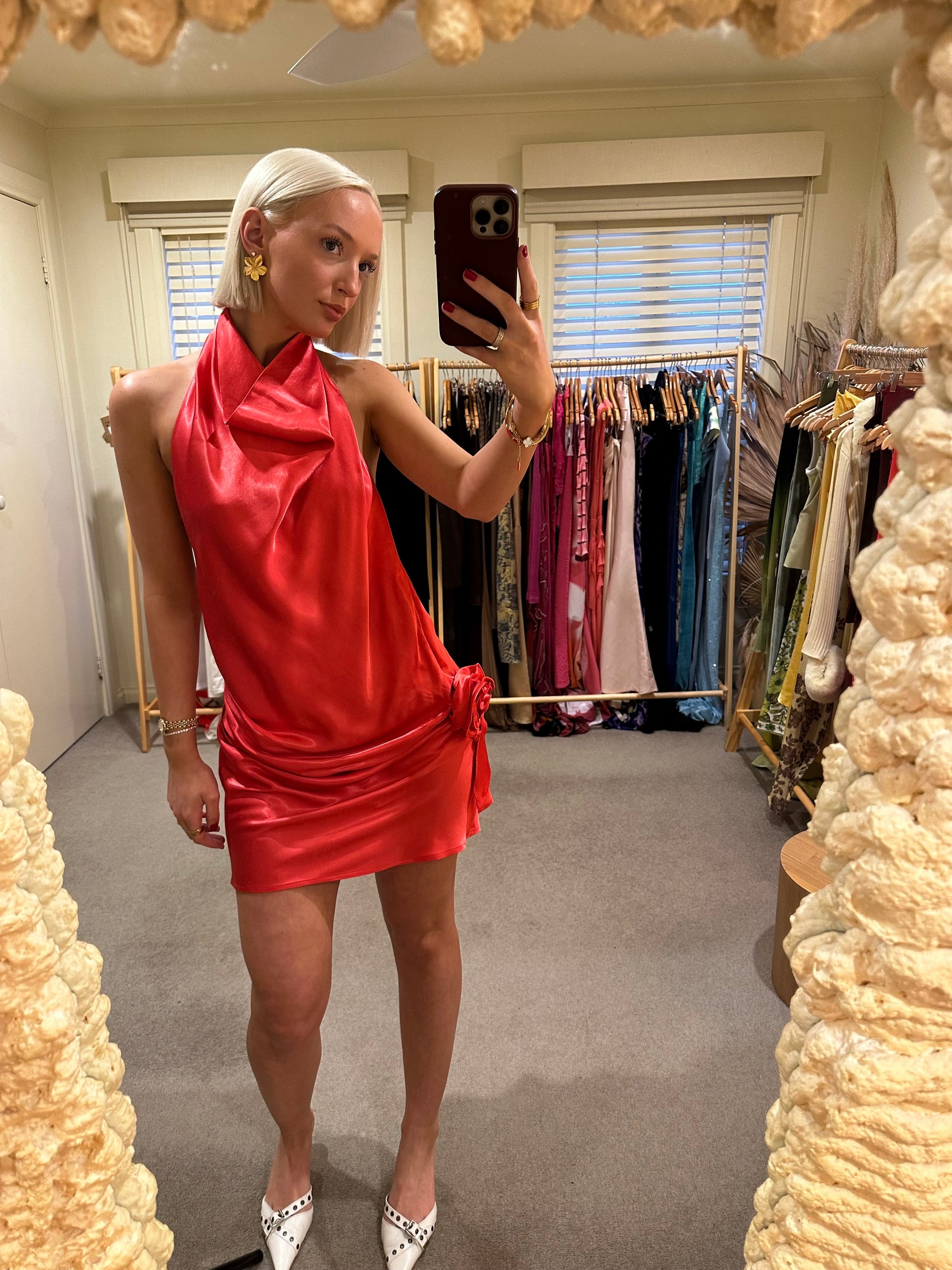 Arcina ori Rosa mini dress