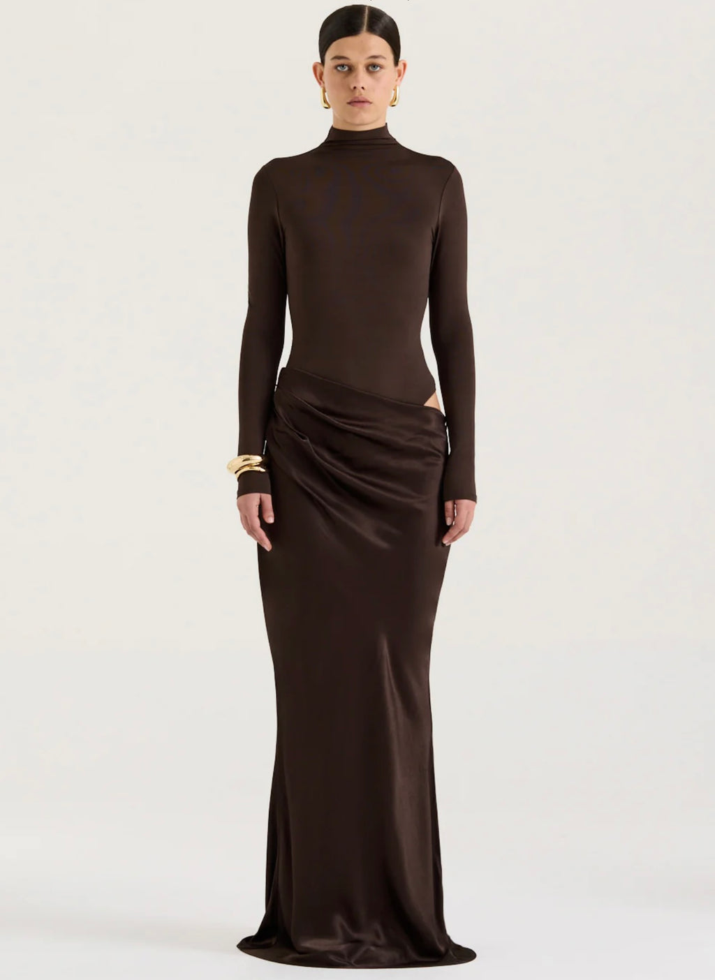 Henne Soraia long sleeve maxi dress