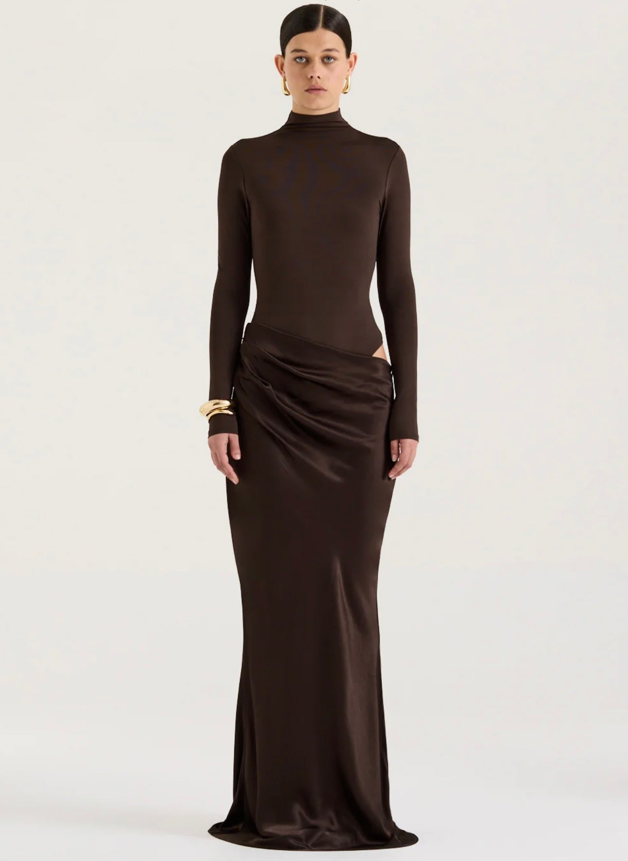 Henne Soraia long sleeve maxi dress