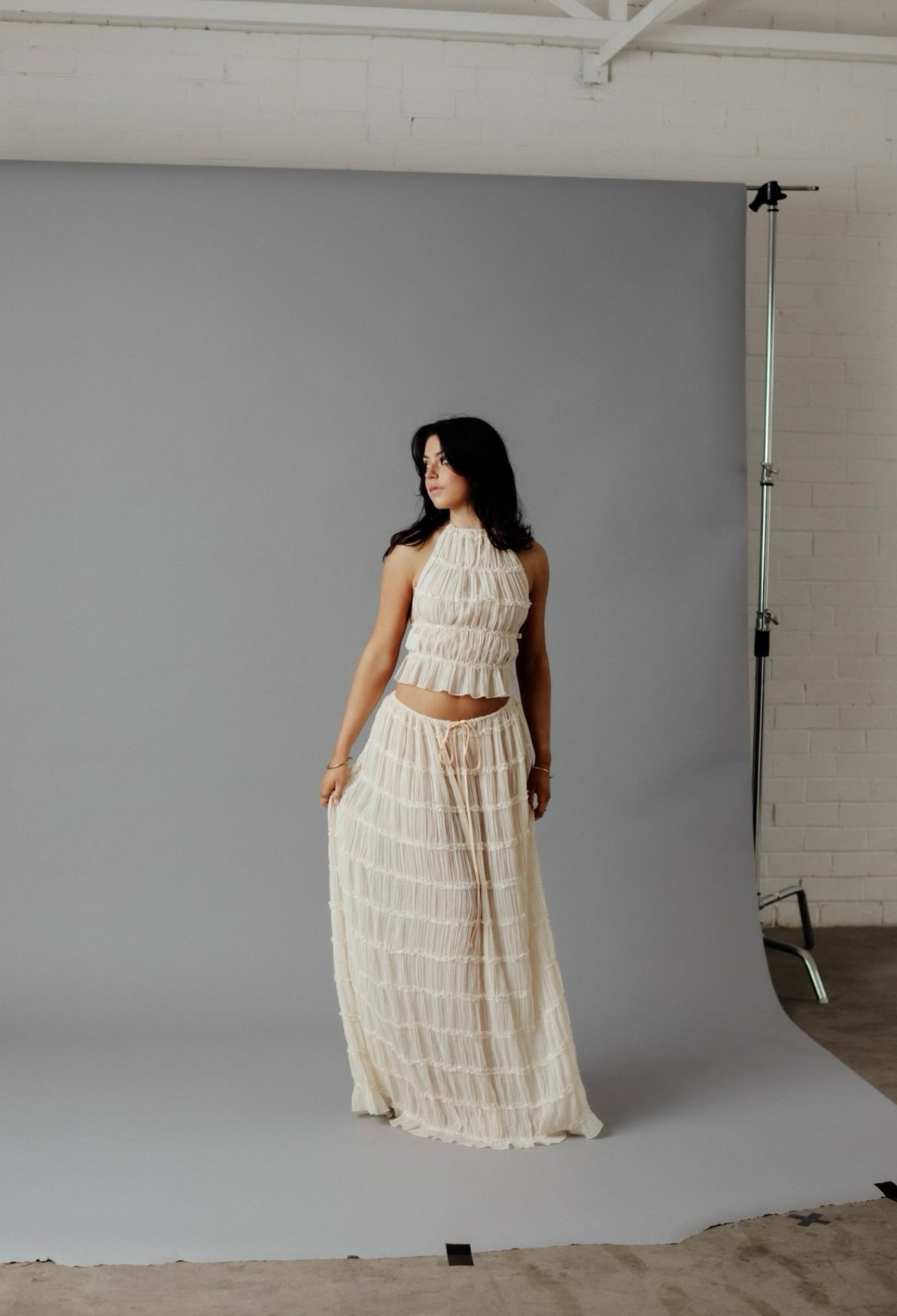 Arcina ori Juliette halter top & skirt