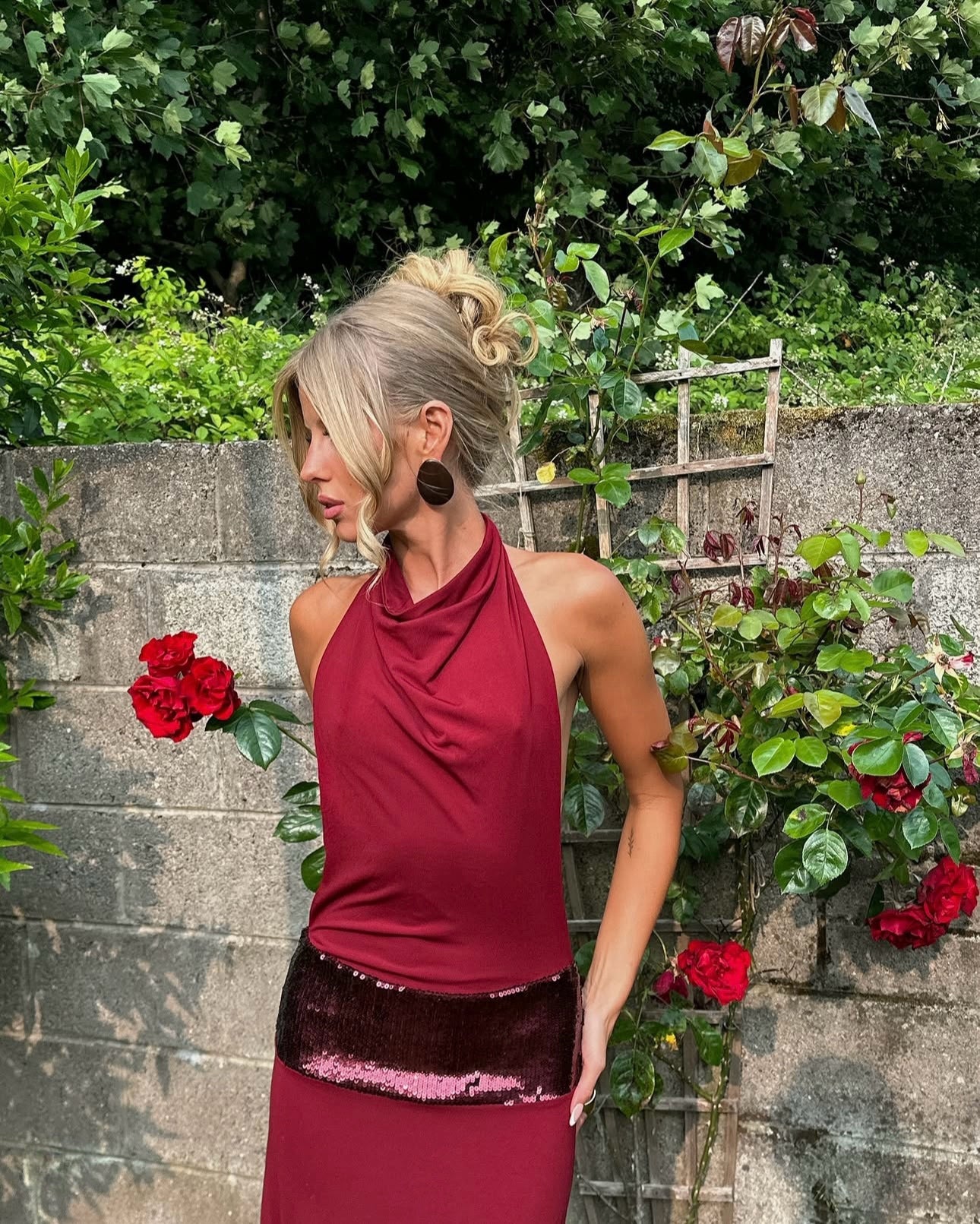 Ancegria Adele gown wine
