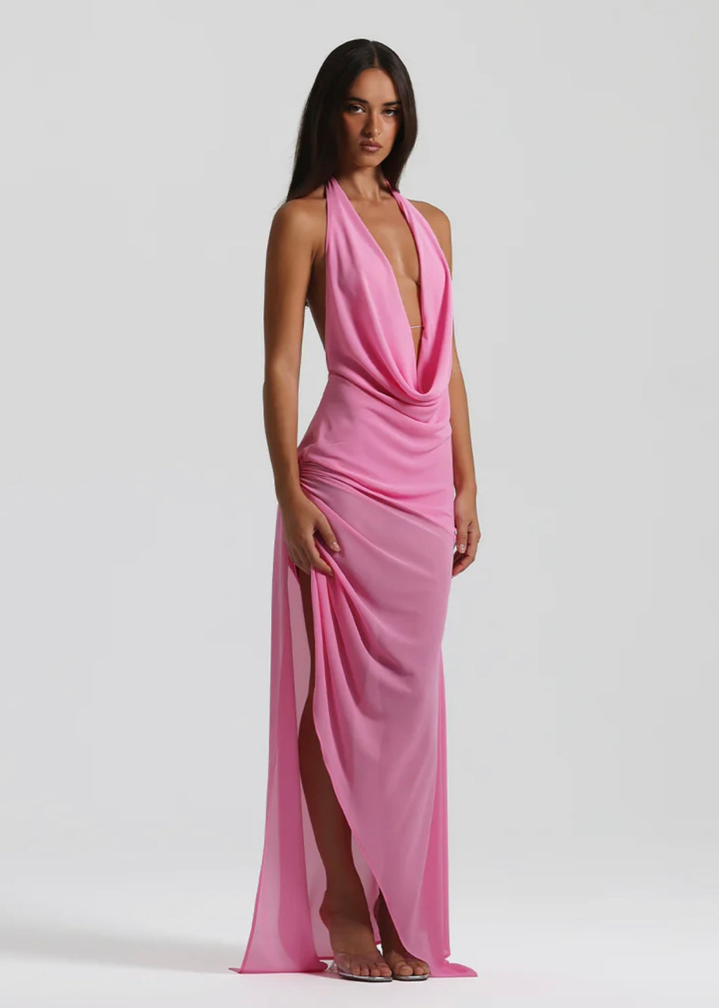 Natalie rolt Anastasia mini/maxi dress candy pink