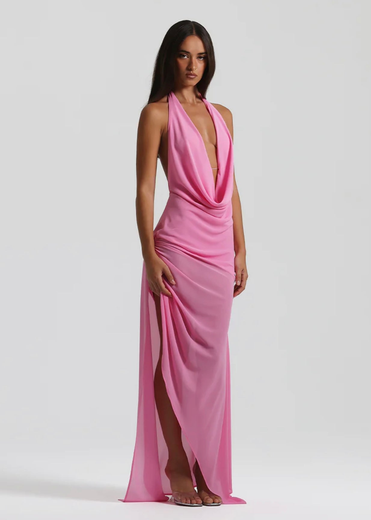 Natalie rolt Anastasia mini/maxi dress candy pink