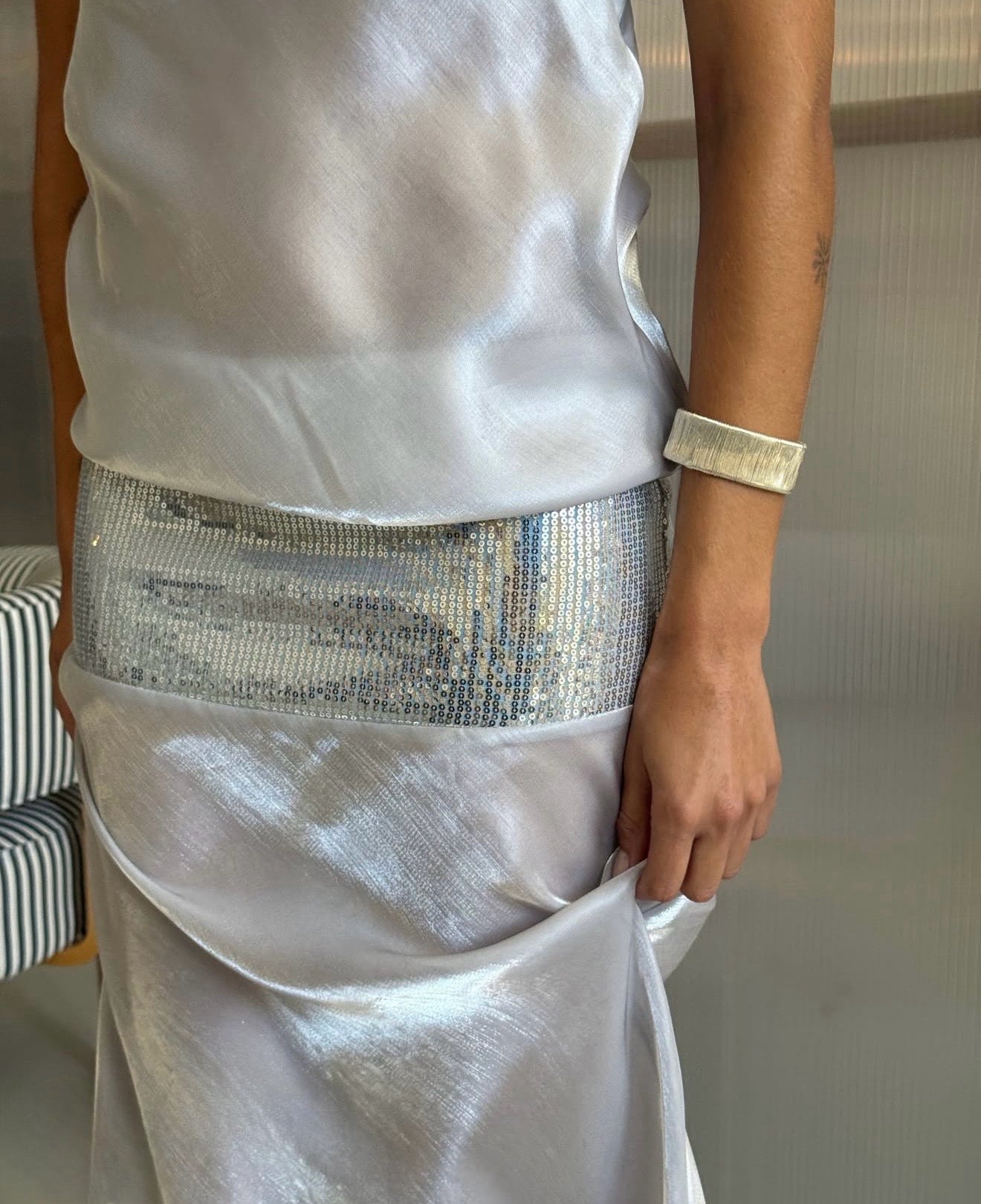 Mode mischief melt maxi dress moonwater