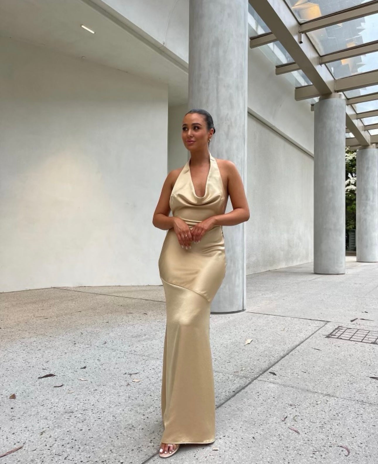 Arcina ori Daniella dress gold