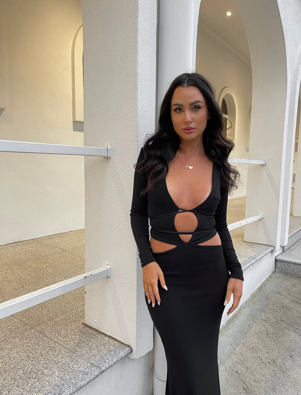 Arcina ori Aston dress black
