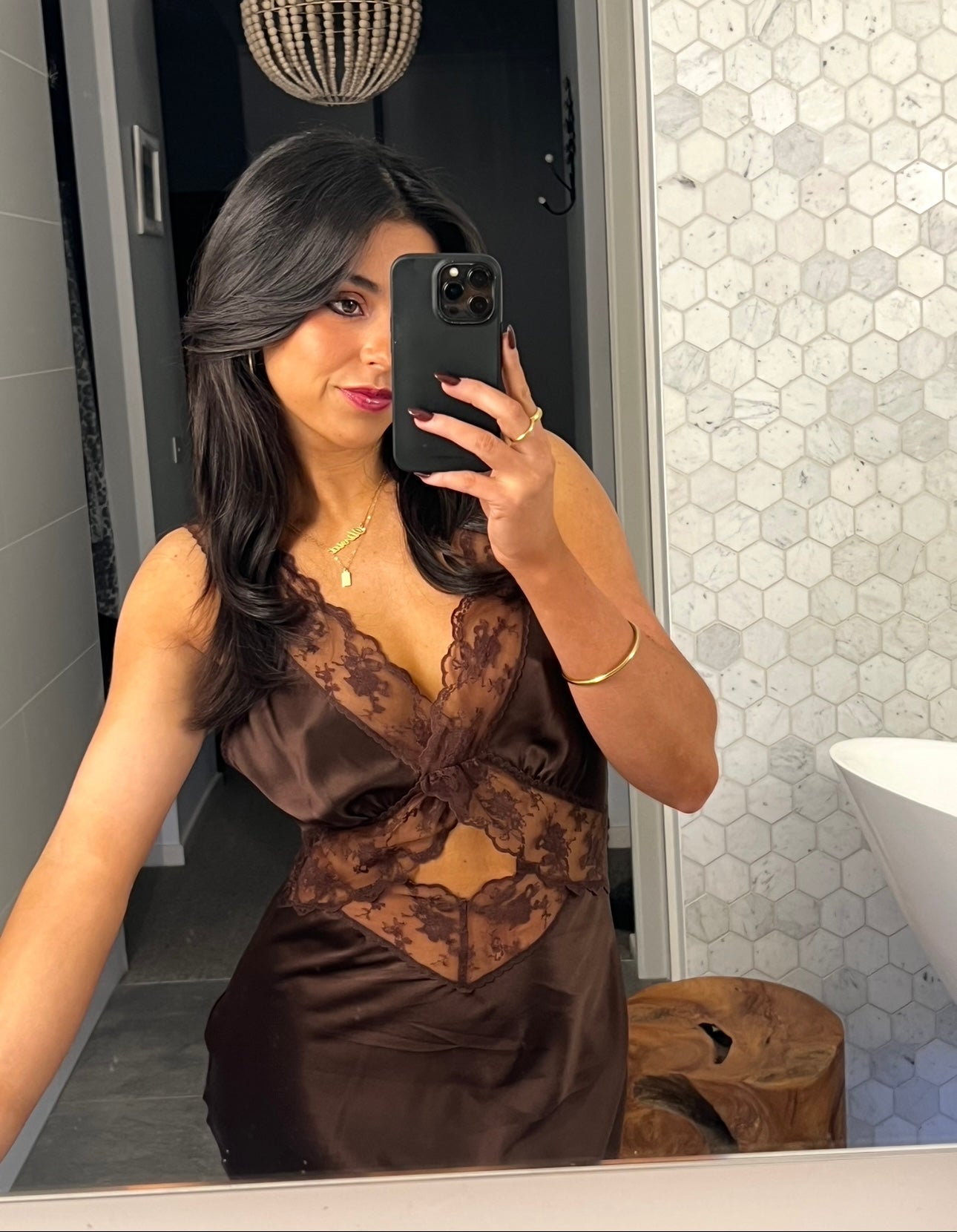Sir the label Aries cut out gown