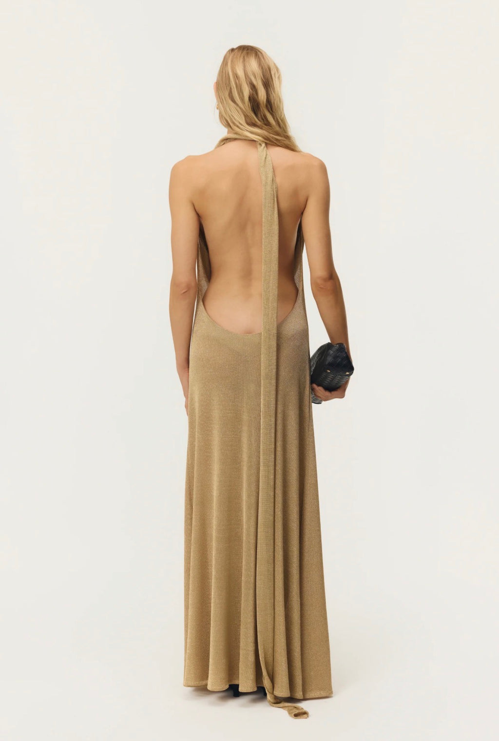Arcina ori kaia dress gold (without train)