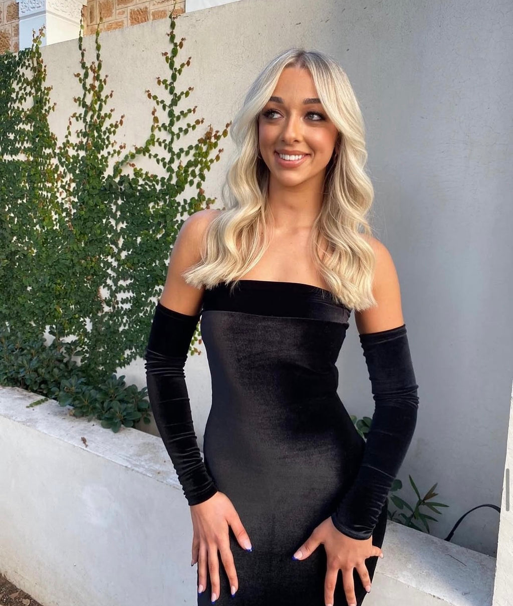 7th & York camryn dress black