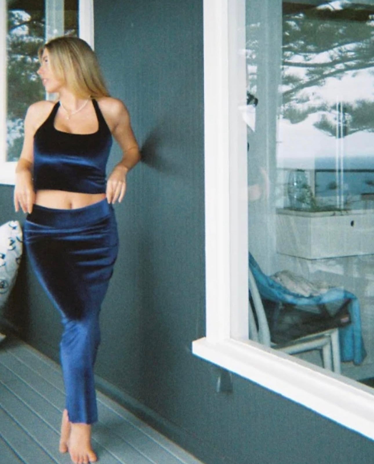7th & York Bea halter & maxi skirt midnight