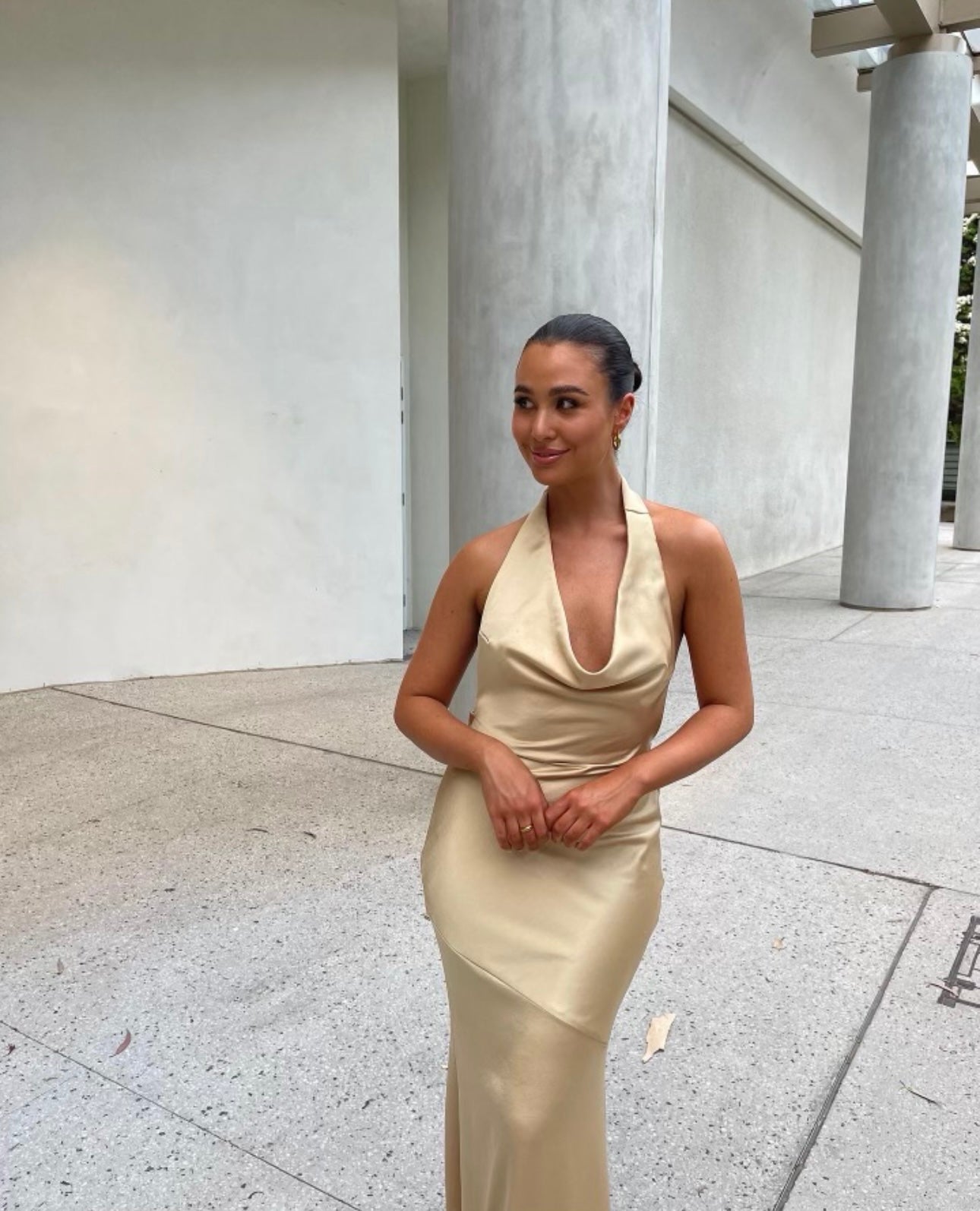 Arcina ori Daniella dress gold