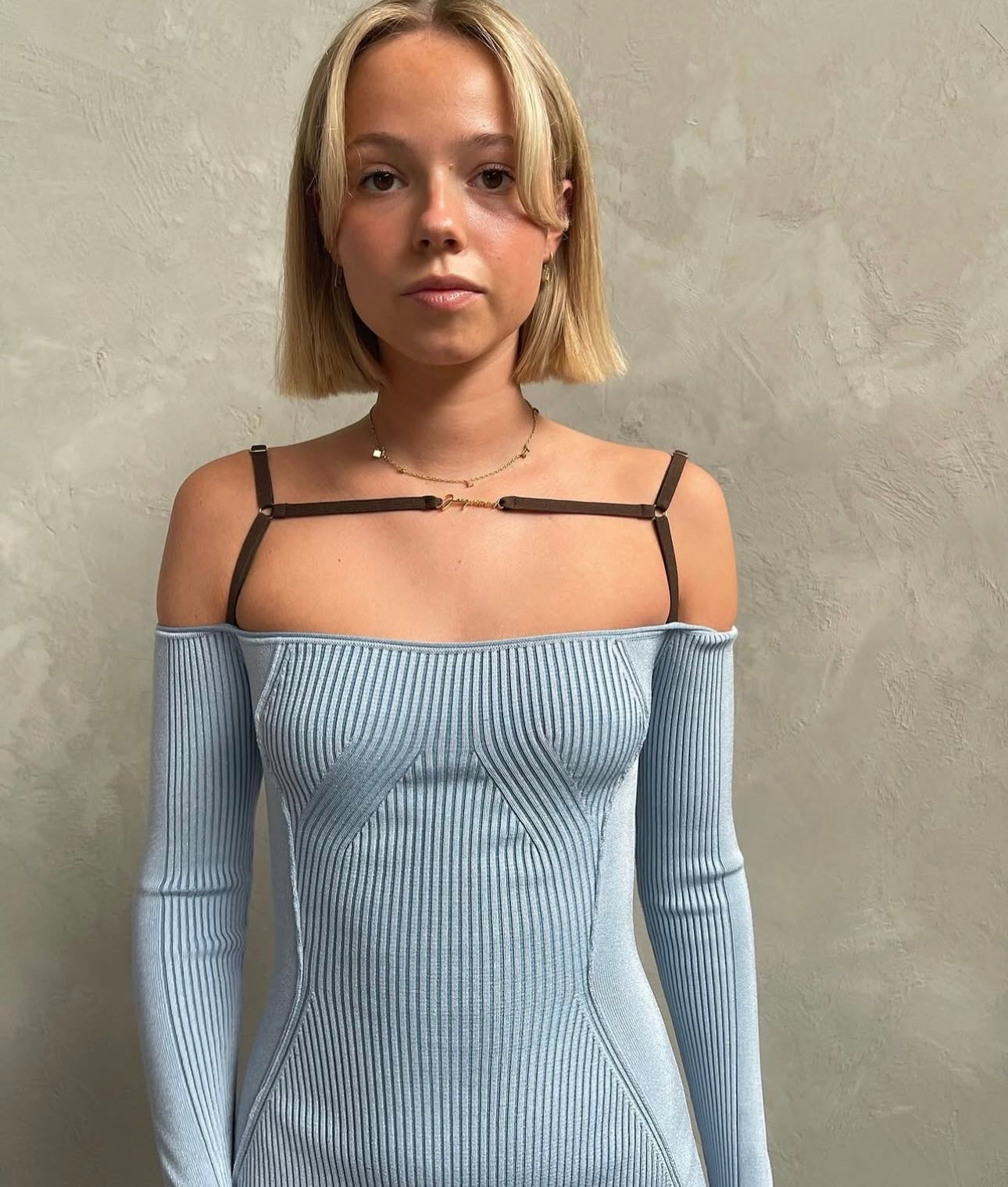 Jacquemus La robe sierra dress blue