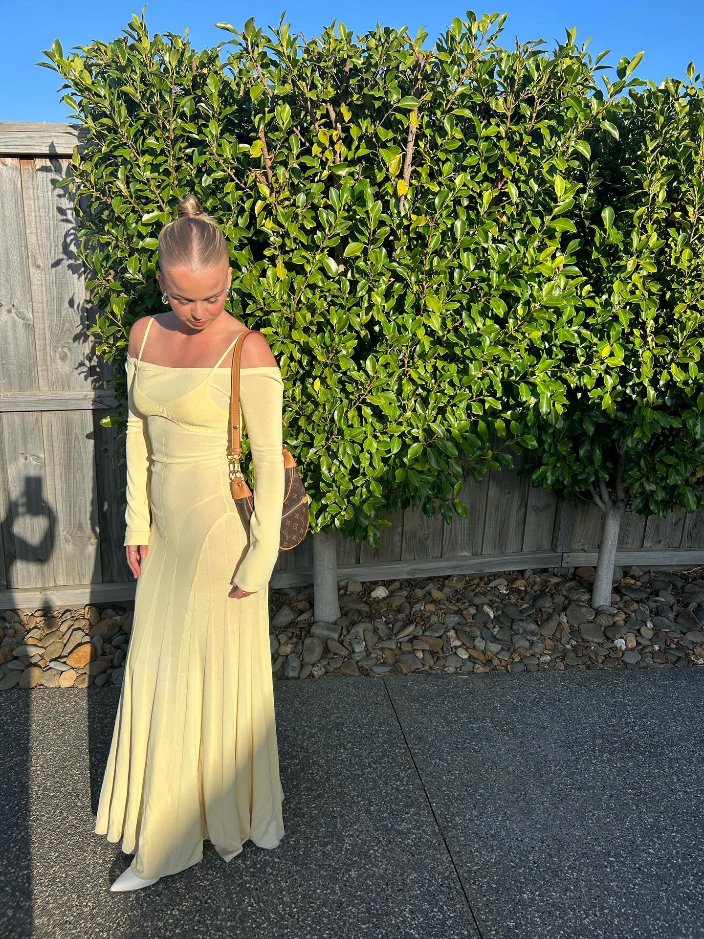 Jacquemus La robe maille valensole gown