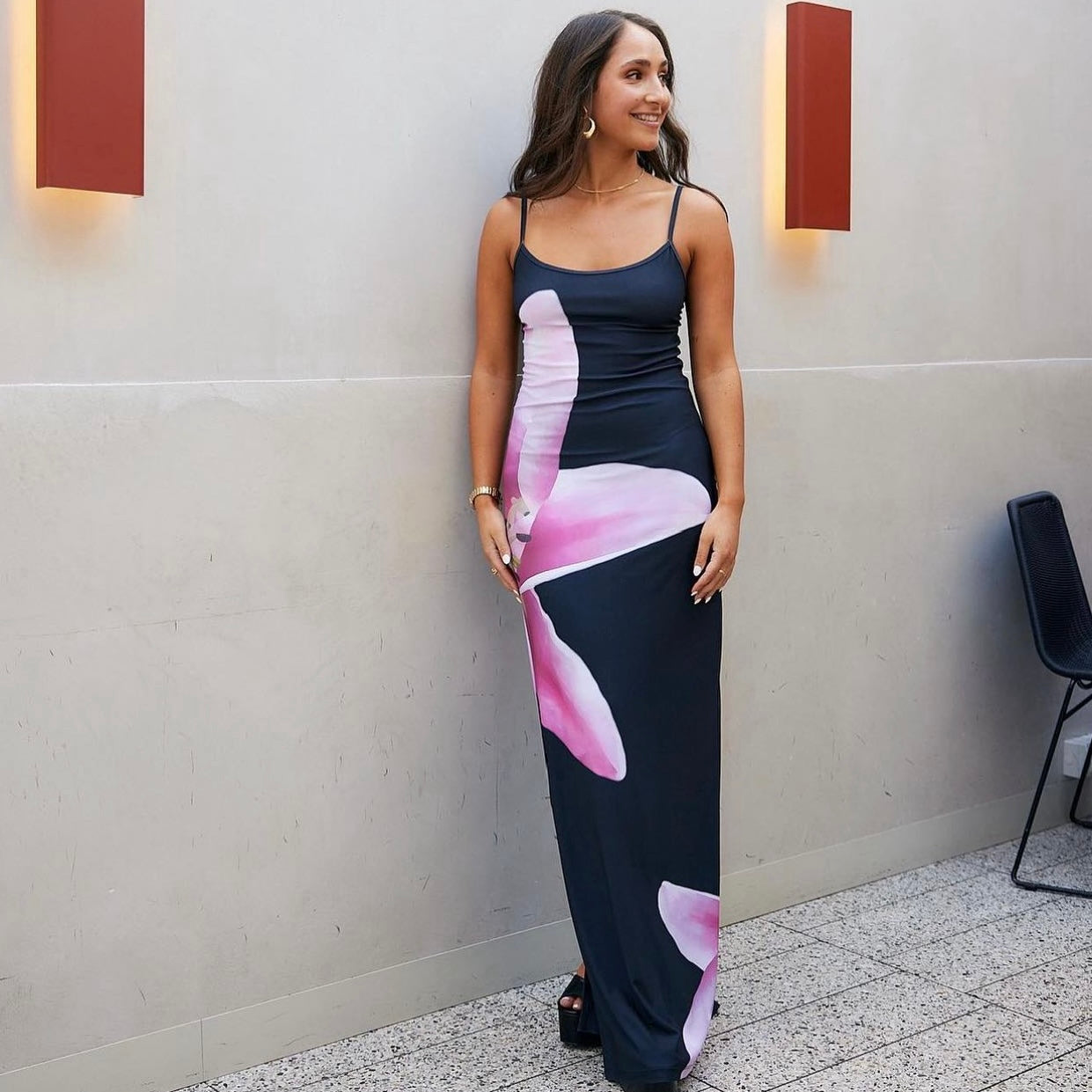 With Harper Lu lily slip dress