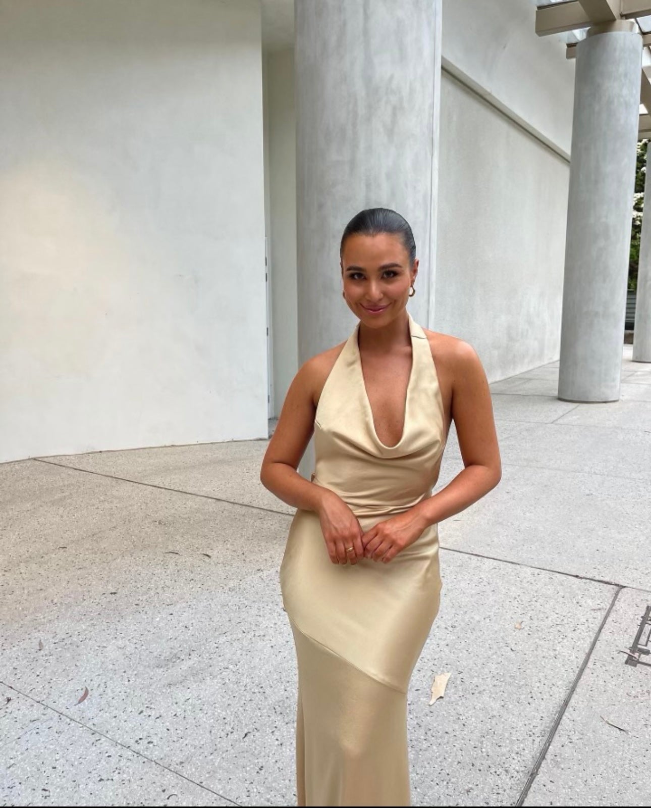 Arcina ori Daniella dress gold