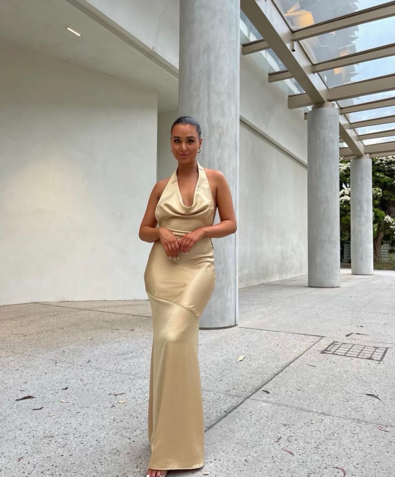 Arcina ori Daniella dress gold