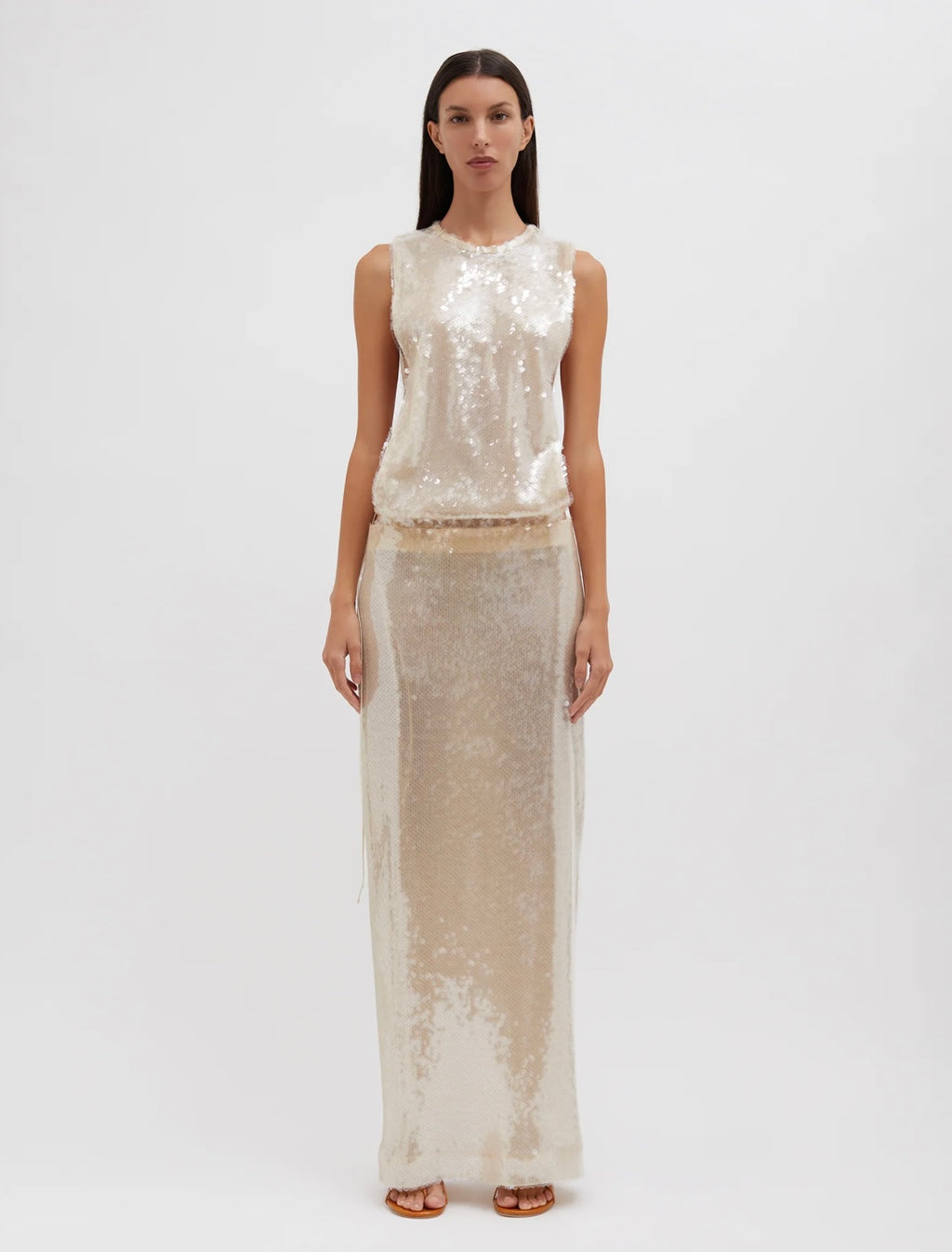 Christopher Esber lucent sequin separation gown