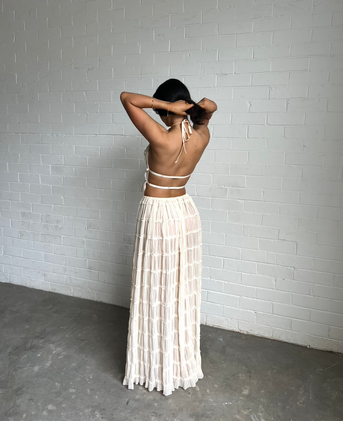 Arcina ori Juliette halter top & skirt