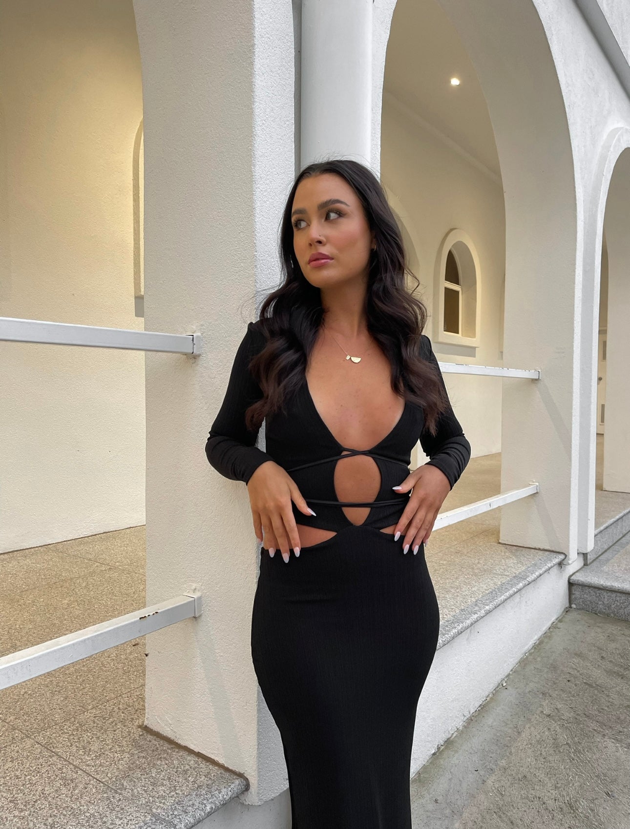 Arcina ori Aston dress black