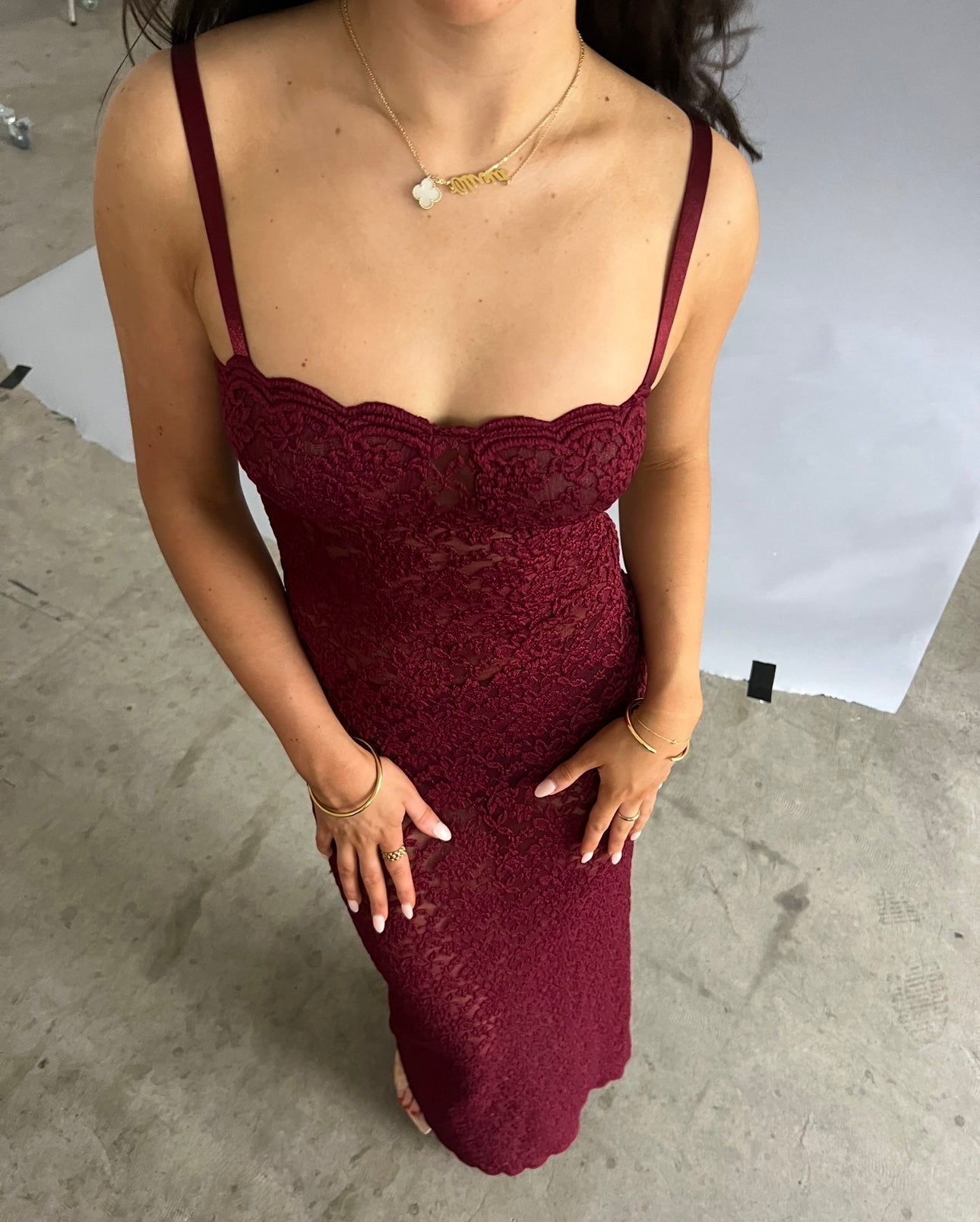 Arcina ori Margot dress wine