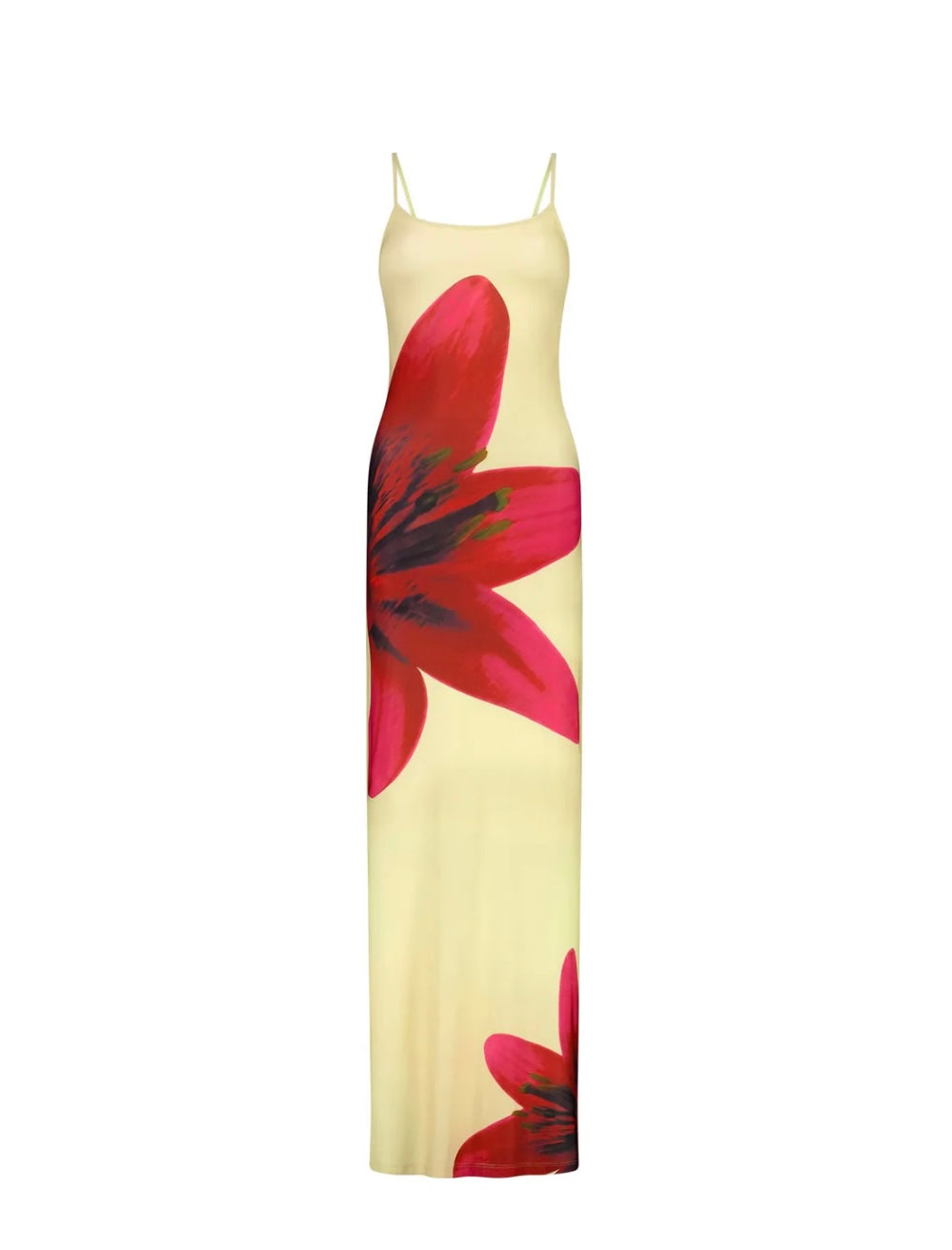 With Harper Lu lily slip dress lemon