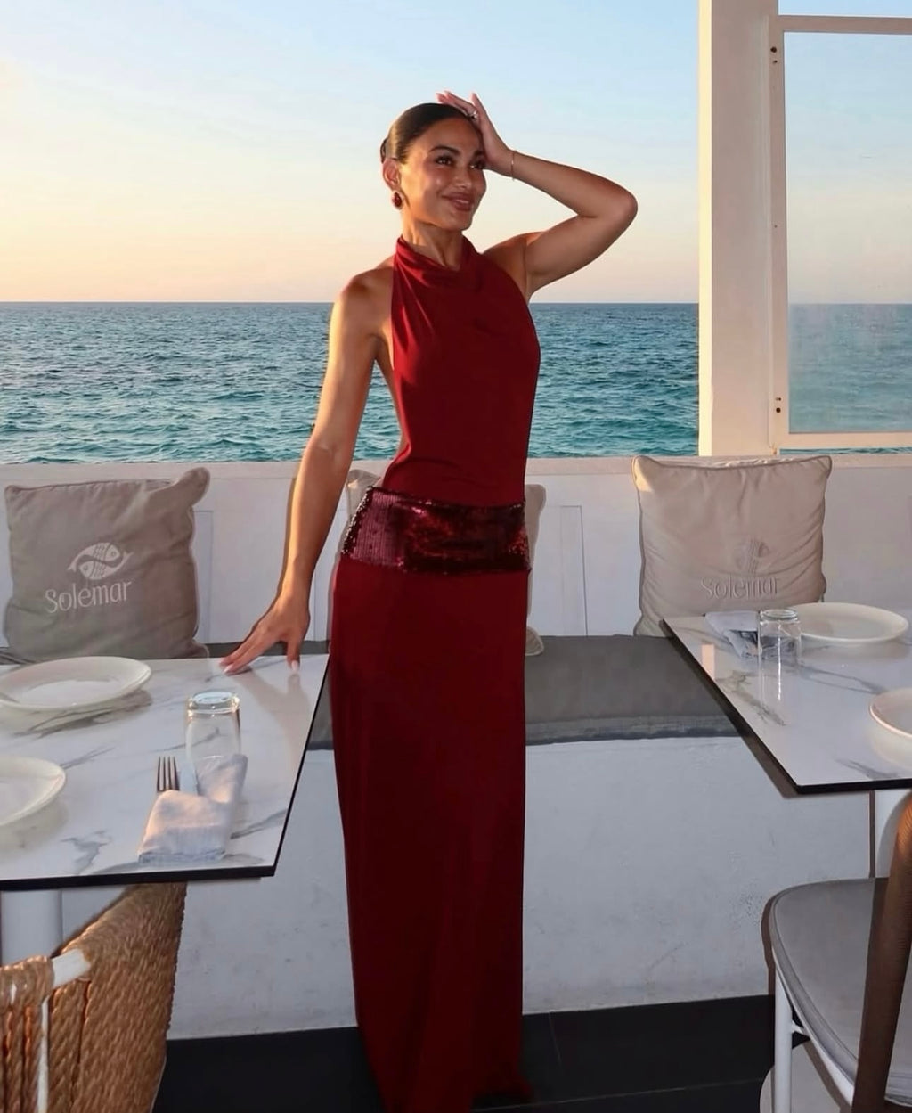 Ancegria Adele gown wine